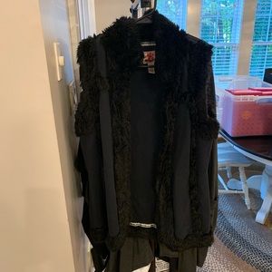 Lucky Brand faux fur vest